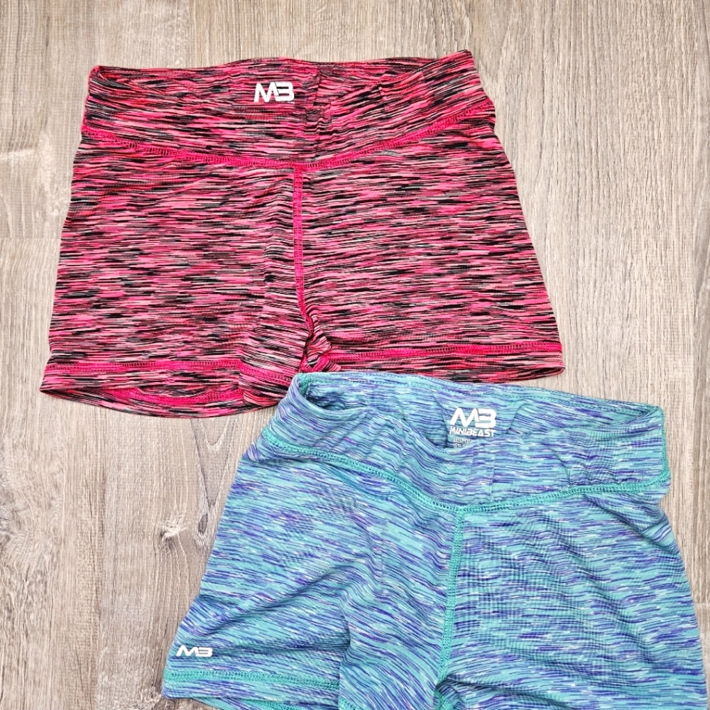 2 pair Mini Beast shorts